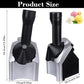Dessert Frozen Black and Gray Ice Cream Treat Maker